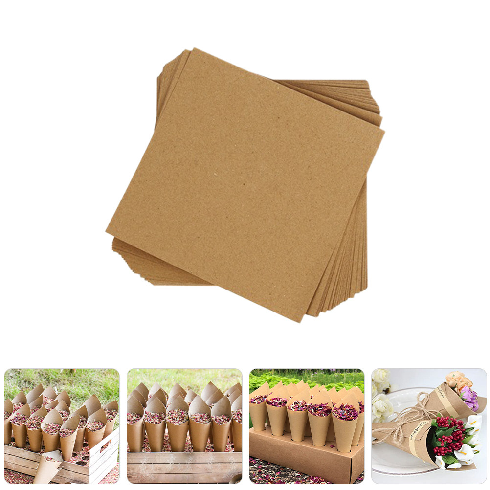 Papercraft Supply Confetti - กรวยกระดาษรูปกลีบดอกไม้ 90 ชิ้น สำหรับงานฝีมือ ที่ใส่ลูกอม ของตกแต่งงานแต่งงานและงานปาร์ตี้