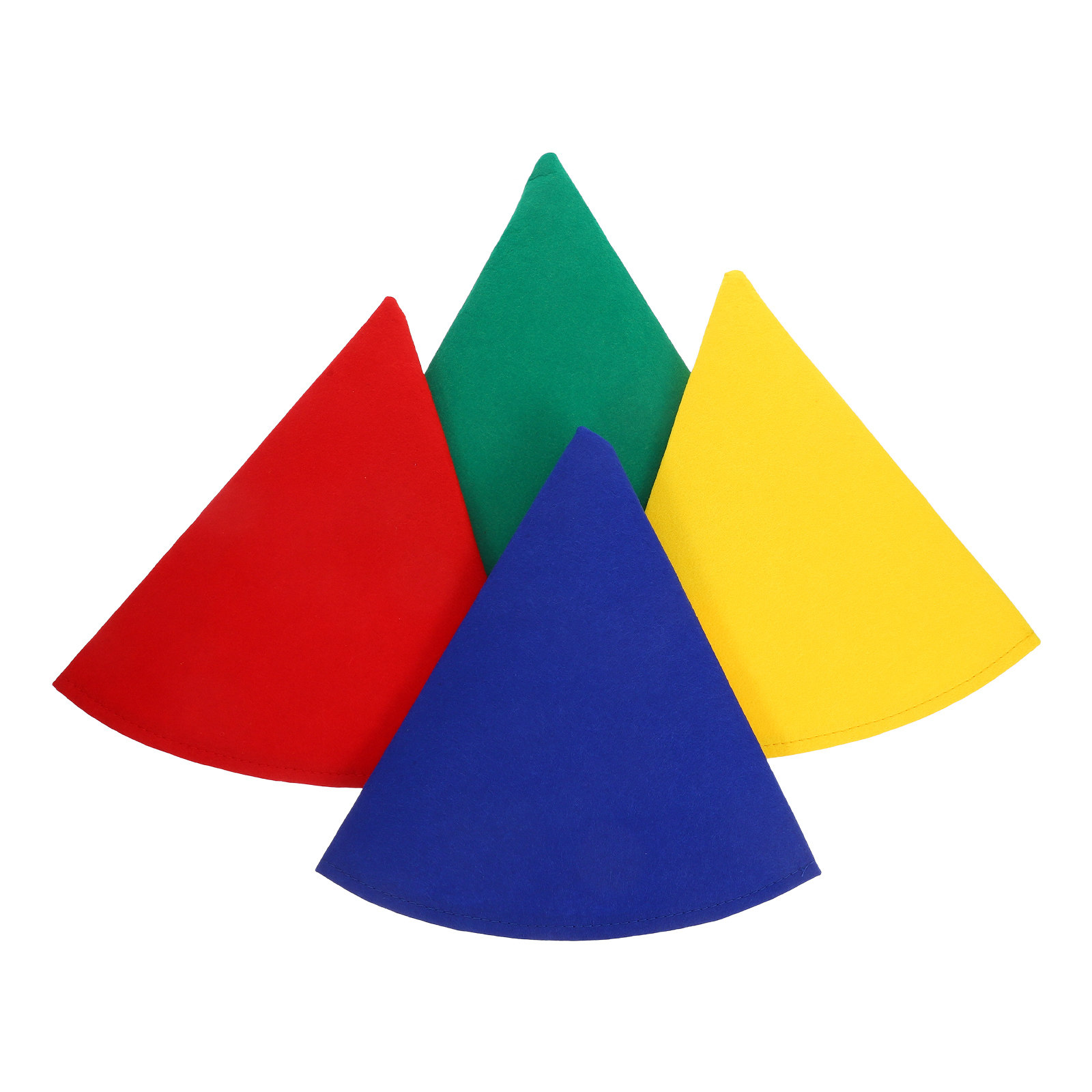 Party Hat Cone - หมวกทรงกรวยทำจากผ้าสักหลาด 4 ชิ้น นุ่มสบาย สวมใส่พอดี เหมาะสำหรับงานฮาโลวีน