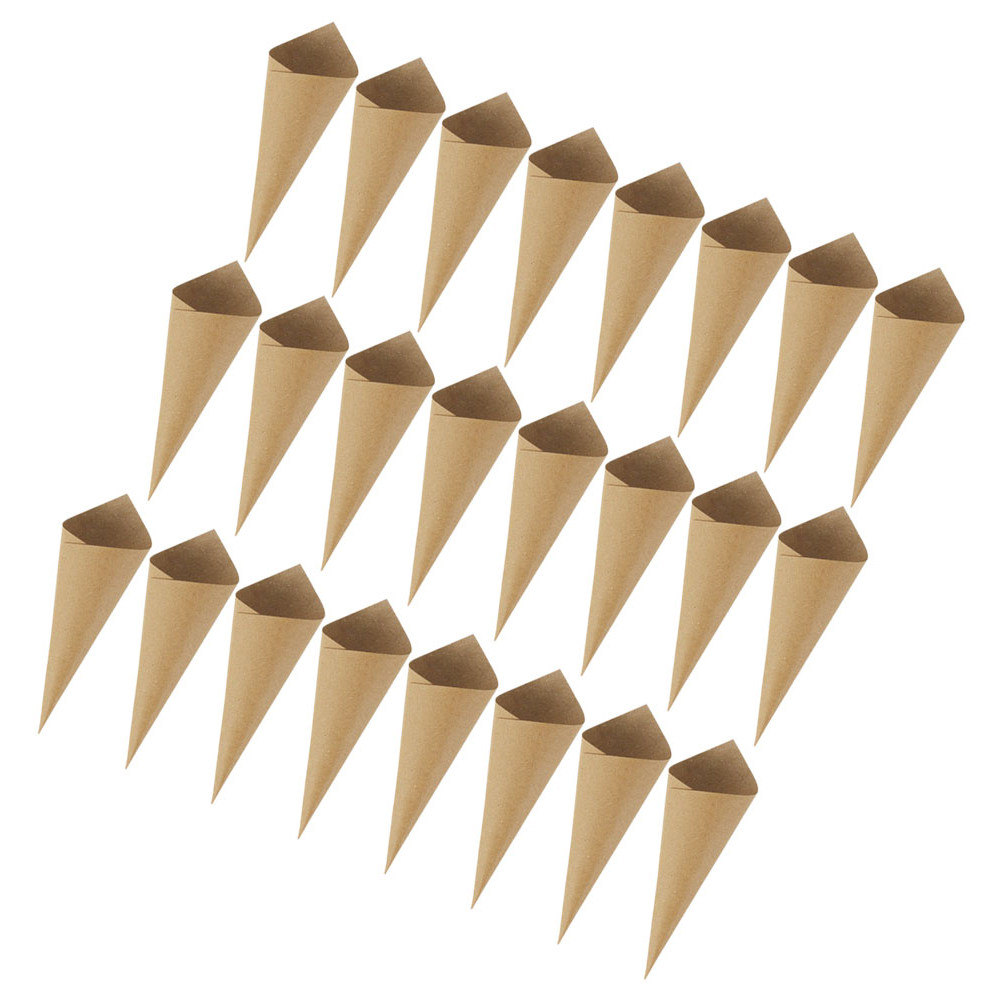 Papercraft Supply Confetti - 90 ชิ้น กรวยกลีบดอกไม้กระดาษสำหรับทำคอนเฟตติ แบบพับได้ วัสดุคราฟท์ สำหรับตกแต่งงานแต่งงานและงานปาร์ตี้