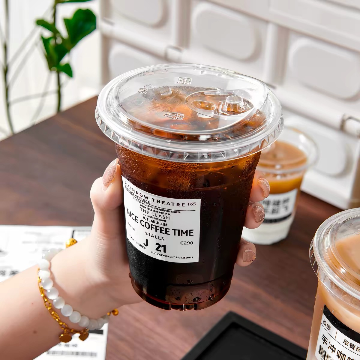 แก้วกาแฟแบบใช้แล้วทิ้ง, แก้วสำ - Plastic Cup 50Pcs บทวิจารณ์และราคา