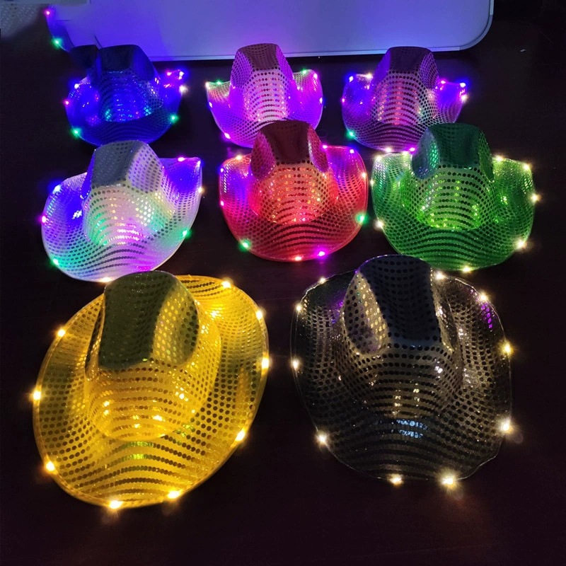 หมวกคาวบอย/คาวเกิร์ล ไฟ LED กร - Party Hat Cone บทวิจารณ์และราคา
