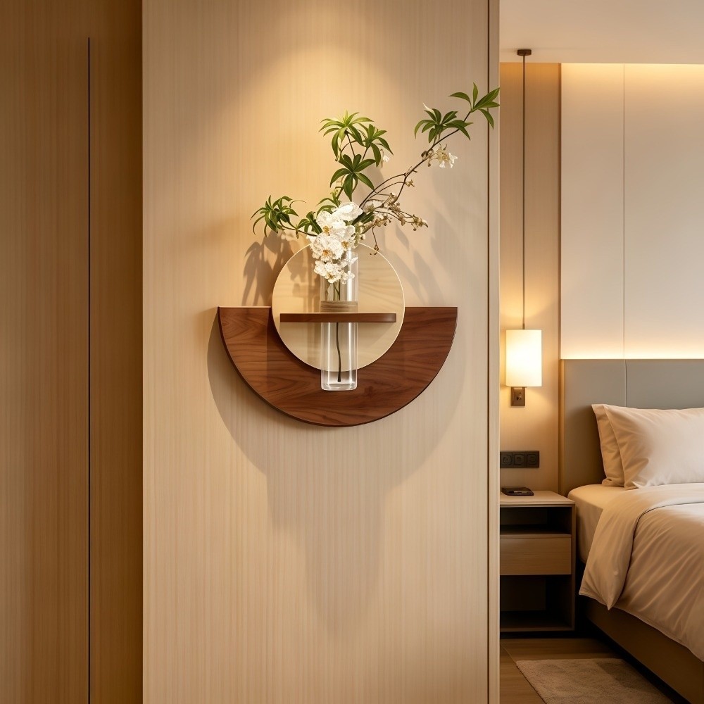 ชั้นวางดอกไม้ติดผนังรูปวงรี ทำ - Flower Wall Panel บทวิจารณ์และราคา