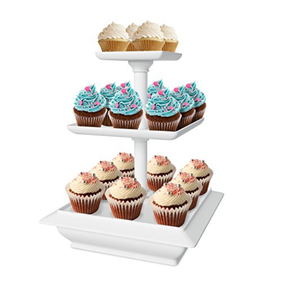 ชั้นวางคัพเค้ก 3 ชั้น - ชั้นวา - Cupcake Stand Tier บทวิจารณ์และราคา